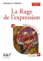 Couverture La rage de l'expression Editions Folio  (+ Lycée) 2023