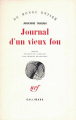 Couverture Journal d'un vieux fou Editions Gallimard  (Du monde entier) 1967