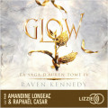 Couverture La saga d'Auren, tome 4 : Glow Editions Lizzie 2023