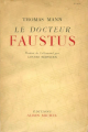Couverture Le docteur Faustus Editions Albin Michel 1950