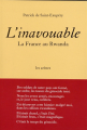 Couverture L'inavouable : la France au Rwanda Editions Les Arènes 2004