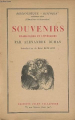 Couverture Souvenirs dramatiques et littéraires Editions Tallandier 1928