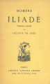 Couverture L'Iliade / Iliade Editions Alphonse Lemerre 1935