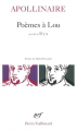 Couverture Poèmes à Lou, précédé de Il y a Editions Gallimard  (Poésie) 2012