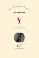 Couverture Y Editions Gallimard  (Du monde entier) 2014