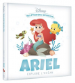 Couverture Ariel explore l'océan Editions Disney / Hachette (Mes premières histoires) 2023