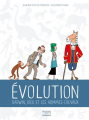 Couverture Évolution - Darwin, Dieu et les hommes chevaux Editions Dargaud 2022