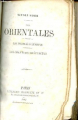 Couverture Les orientales, Les feuilles d'automne Editions Hachette 1872