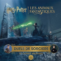 Couverture Le carnet magique : Duels de sorciers (Harry Potter/ Les animaux fantastiques) Editions Gallimard  (Jeunesse) 2023