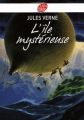 Couverture L'île mystérieuse, abrégé Editions Le Livre de Poche (Jeunesse) 2008