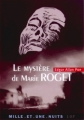 Couverture Le Mystère de Marie Roget Editions Mille et une nuits 2002