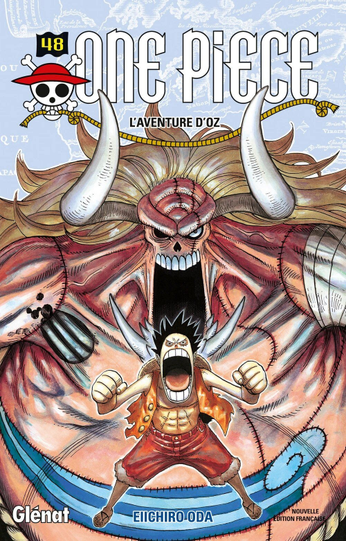 Couverture One Piece, tome 048 : L'aventure d'Odz