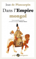 Couverture Dans l'empire mongol Editions Anacharsis (Griffe - Famagouste) 2018