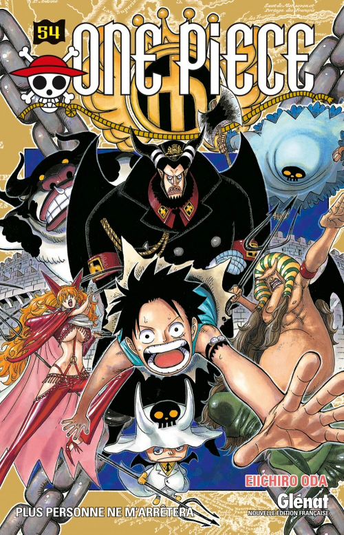 Couverture One Piece, tome 054 : Inarrêtable