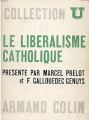Couverture Le Liberalisme Catholique Editions Armand Colin 1969
