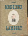 Couverture Monsieur Lambert Editions Denoël 1965
