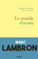 Couverture Le monde d'avant Editions Grasset 2023