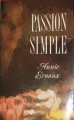 Couverture Passion simple Editions France Loisirs 1992