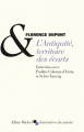 Couverture L'Antiquité, territoire des écarts Editions Albin Michel (Itinéraires du savoir) 2013