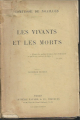 Couverture Les vivants et les morts Editions Fayard 1913
