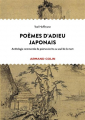 Couverture Poèmes d'adieu japonais  Editions Armand Colin 2023