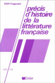 Couverture Précis d'histoire de la littérature française  Editions Didier 2017