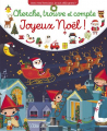 Couverture Cherche, trouve et compte Joyeux Noël Editions Lito 2022