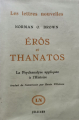Couverture Érôs et Thanatos Editions Julliard (Littérature) 1960