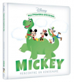 Couverture Mickey rencontre un dinosaure Editions Disney / Hachette (Mes premières histoires) 2021