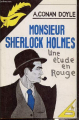 Couverture Monsieur Sherlock Holmes : Une étude en Rouge Editions Librairie des  Champs-Elysées  (Le masque) 1997