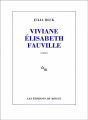 Couverture Viviane Elisabeth Fauville Editions de Minuit 2012