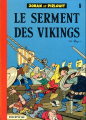 Couverture Johan et Pirlouit, tome 05 : Le serment des Vikings Editions Dupuis 1976