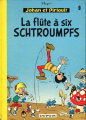 Couverture Johan et Pirlouit, tome 09 : La flûte à six Schtroumpfs Editions Dupuis 1975