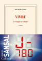 Couverture Vivre : Le compte à rebours  Editions Gallimard  (Blanche) 2024