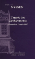 Couverture L'année des déchirements: Journal de l'année 2007  Editions Leméac / Actes Sud 2009