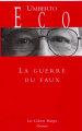 Couverture La guerre du faux Editions Grasset (Les Cahiers Rouges) 2008