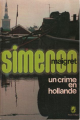 Couverture Un crime en Hollande Editions Fayard 1963