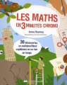 Couverture Les maths en 3 minutes chrono Editions Le Courrier du Livre (3 minutes pour comprendre) 2017