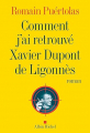 Couverture Comment j'ai retrouvé Xavier Dupont de Ligonnès Editions Albin Michel 2024