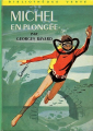 Couverture Michel en plongée Editions Hachette (Bibliothèque Verte) 1964