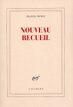 Couverture Nouveau recueil Editions Gallimard  (Blanche) 1967