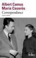 Couverture Correspondance (1944-1959) Editions Folio  2019