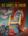 Couverture Les souris du Louvre, tome 5 : La plume et l'épée Editions Delcourt / Musée du Louvre 2023