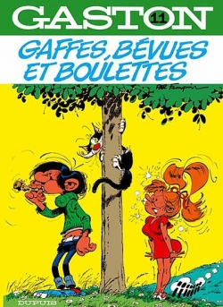 Couverture Gaston (1e série), tome 11 : Gaffes, bévues et boulettes