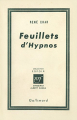 Couverture Feuillets d'Hypnos Editions Gallimard  (Espoir) 1946