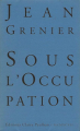 Couverture Sous l'Occupation Editions Claire Paulhan 1997