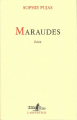 Couverture Maraudes Editions Gallimard  (L'arpenteur) 2015