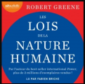 Couverture Les Lois de la nature humaine Editions Audiolib 2023