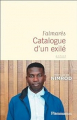 Couverture Catalogue d'un exilé Editions Flammarion 2023