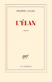 Couverture L'Élan Editions Gallimard  (Blanche) 2013